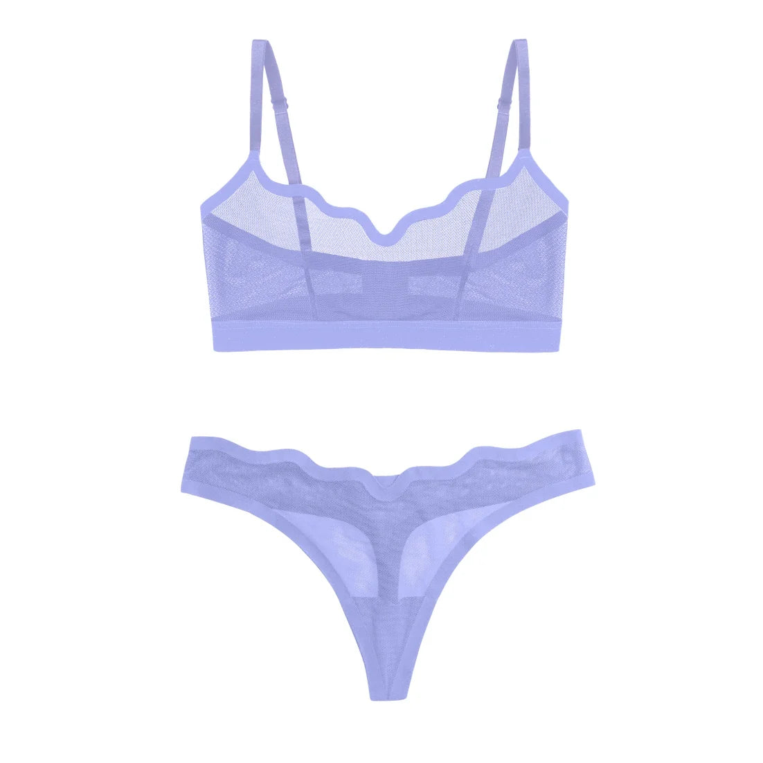 Lucy Bra Berry Milkshake and Sheer Thong Milkshake