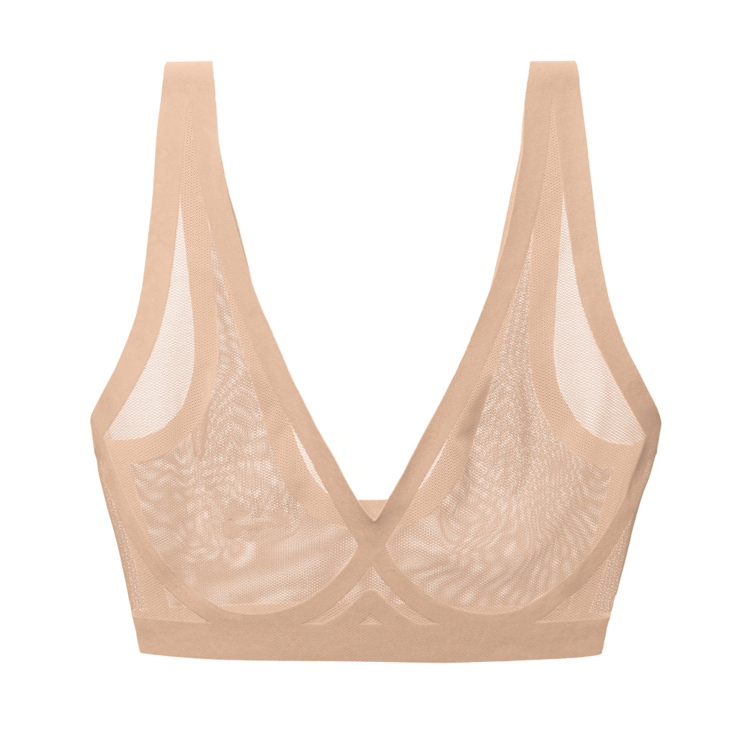 Champagne Mesh Bralette