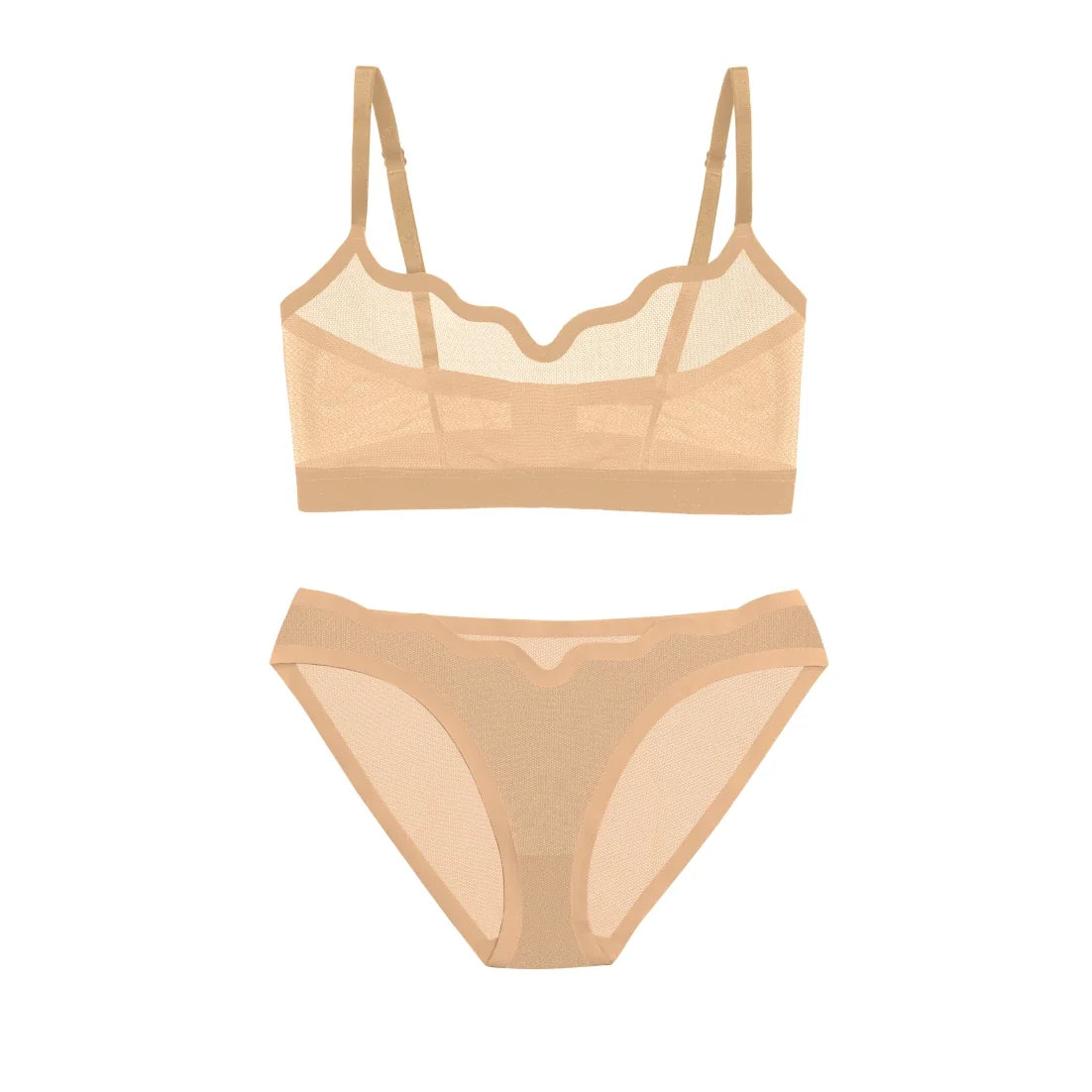 Lucy Bra Cookie Dough and Sheer Bikini Cookie Dough