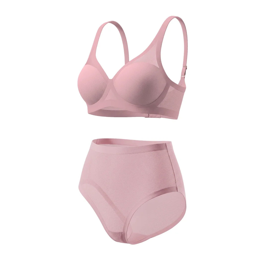 Interlude Light Lift Sheer Bra and Sheer High Cut Set