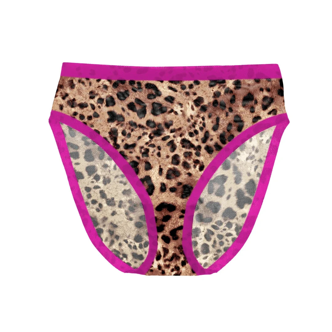 Material Girl Sheer High Cut