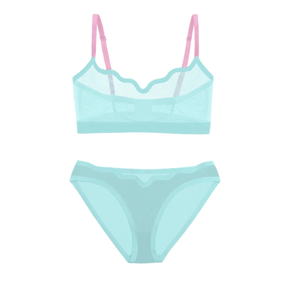 Lucy Bra Mint Jelly and Sheer Bikini Mint Jelly
