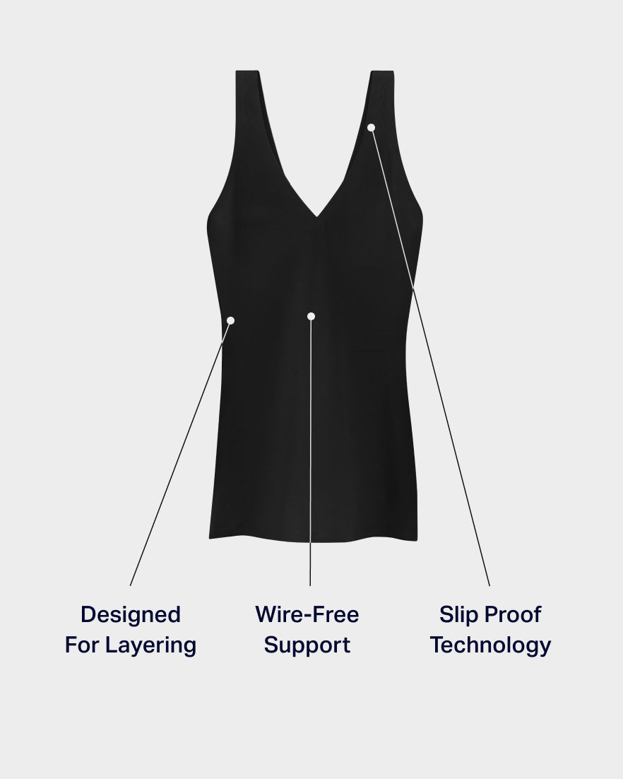 Black Seamless Tank