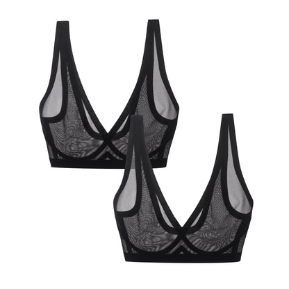 Black Sheer Bralette Bundle
