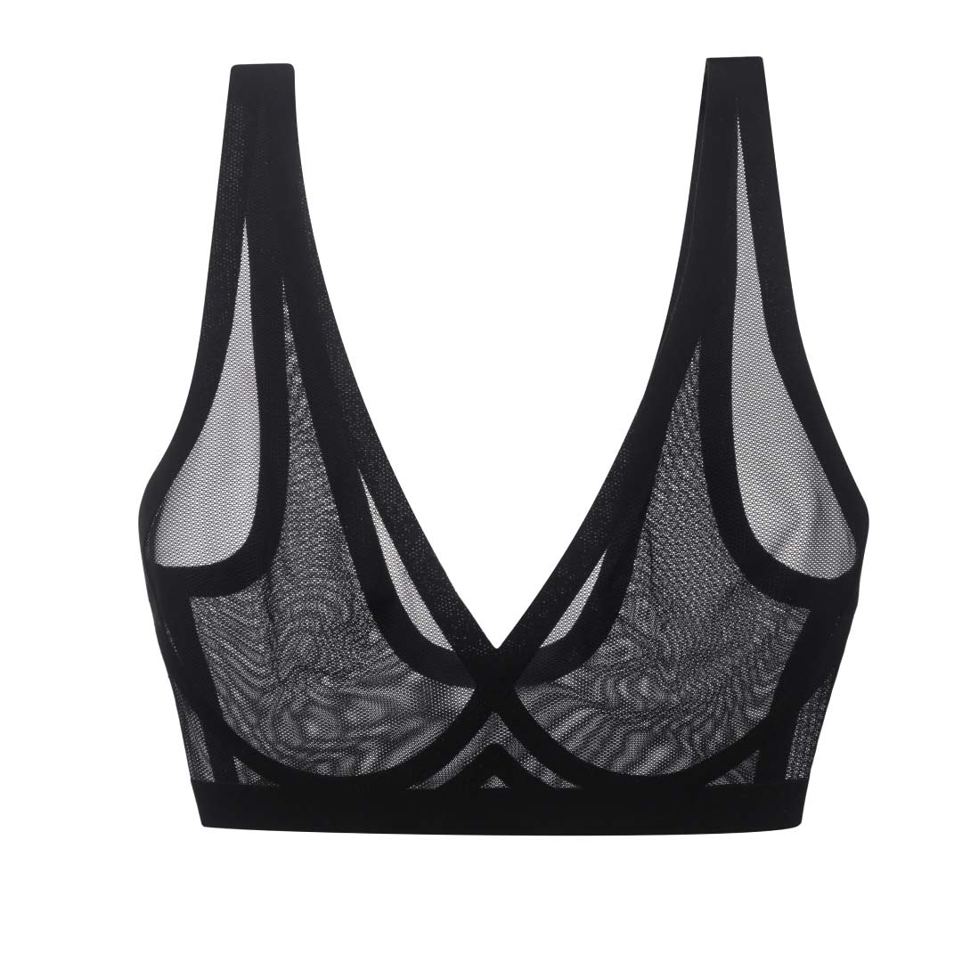 Black Mesh Bralette