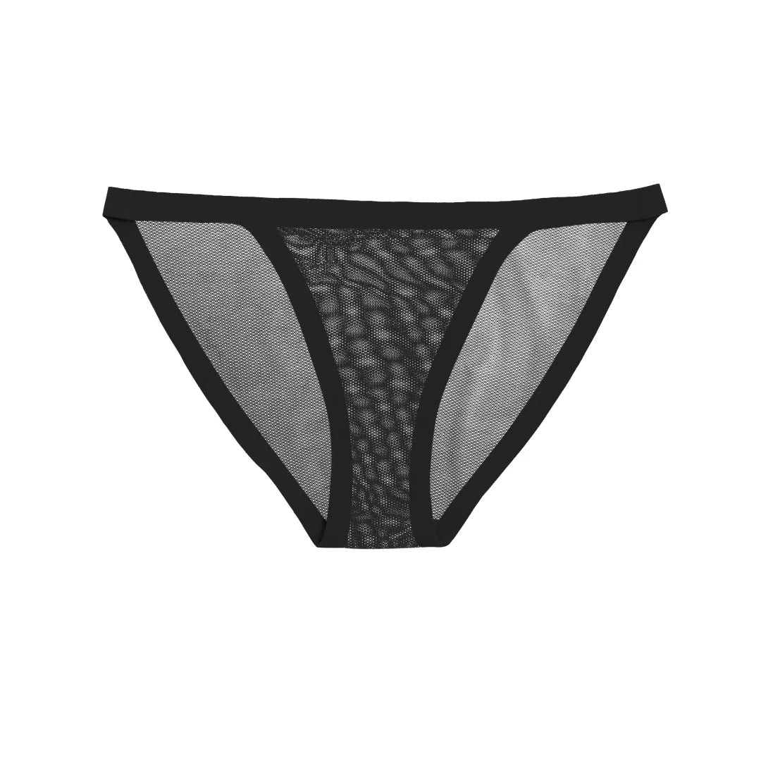 Black Sheer String Bikini
