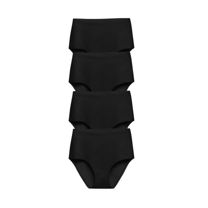 Black High Waisted 4-Pack