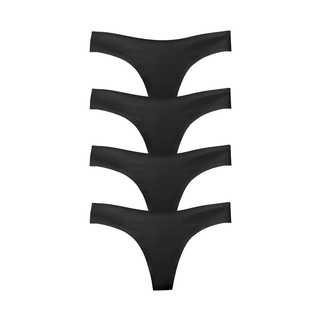 Black Thong 4-Pack