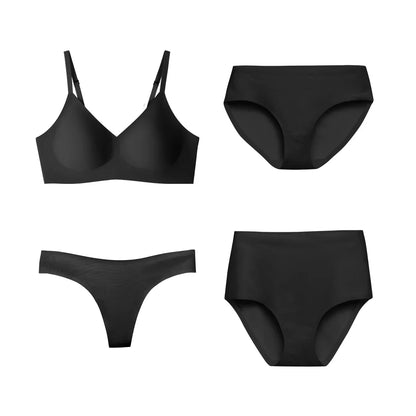 Black Complete Relief Bra Essentials Set