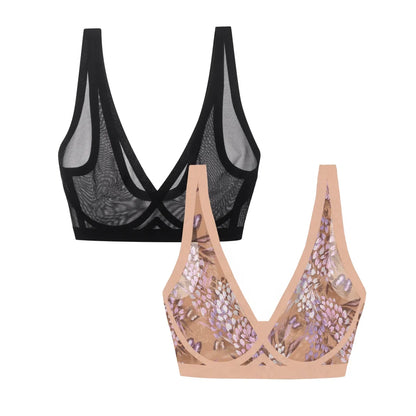 Parisian and Black Sheer Bralette Bundle