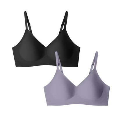 Cadet and Black Relief Bra Bundle