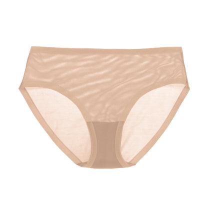 Champagne Mesh Brief