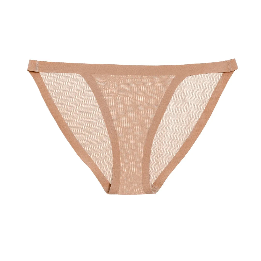 Champagne Sheer String Bikini