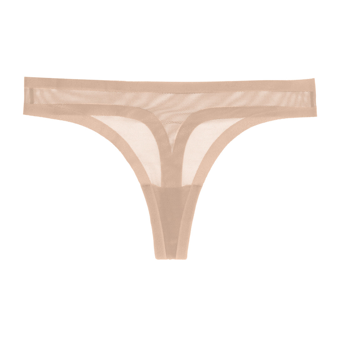 Champagne Sheer Thong