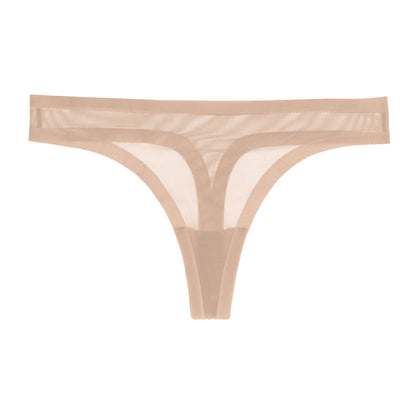 Champagne Sheer Thong