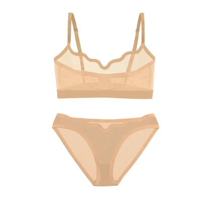 Lucy Bra Cookie Dough and Sheer Bikini Cookie Dough