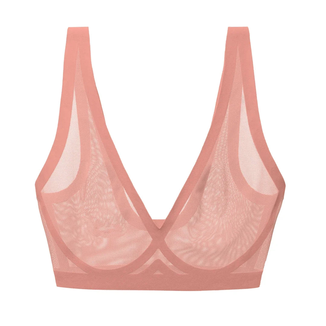 Dusty Rose Sheer Bralette