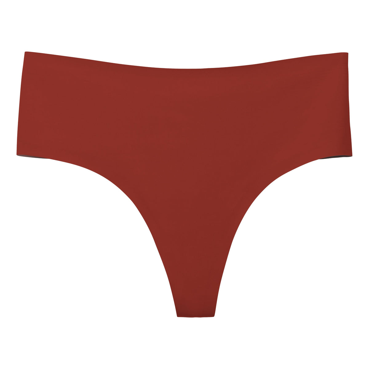 Fired Brick High Waisted Thong