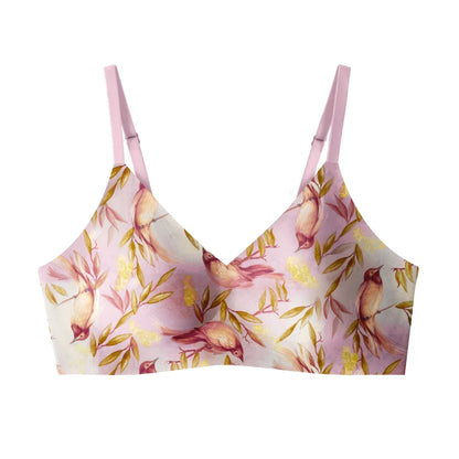 Floret Relief Bra