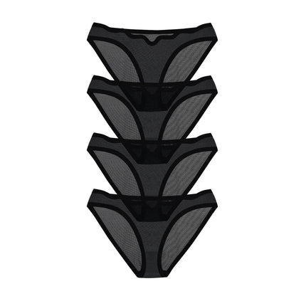Black Truffle Lucy Bikini 4-Pack