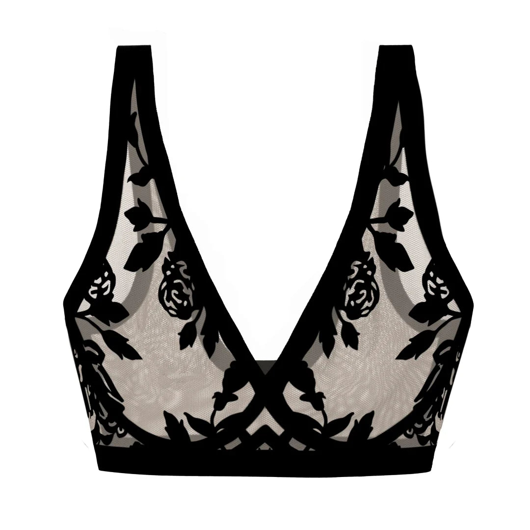 Madam Noir Sheer Bra