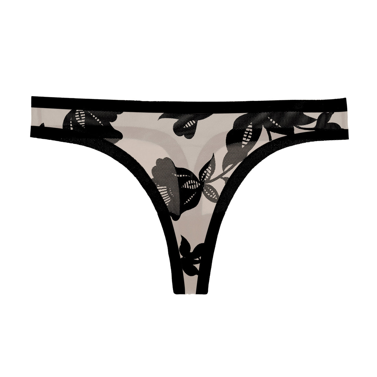Madam Noir Mesh Thong