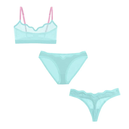 Lucy Bra Mint Jelly, Bikini, and Thong