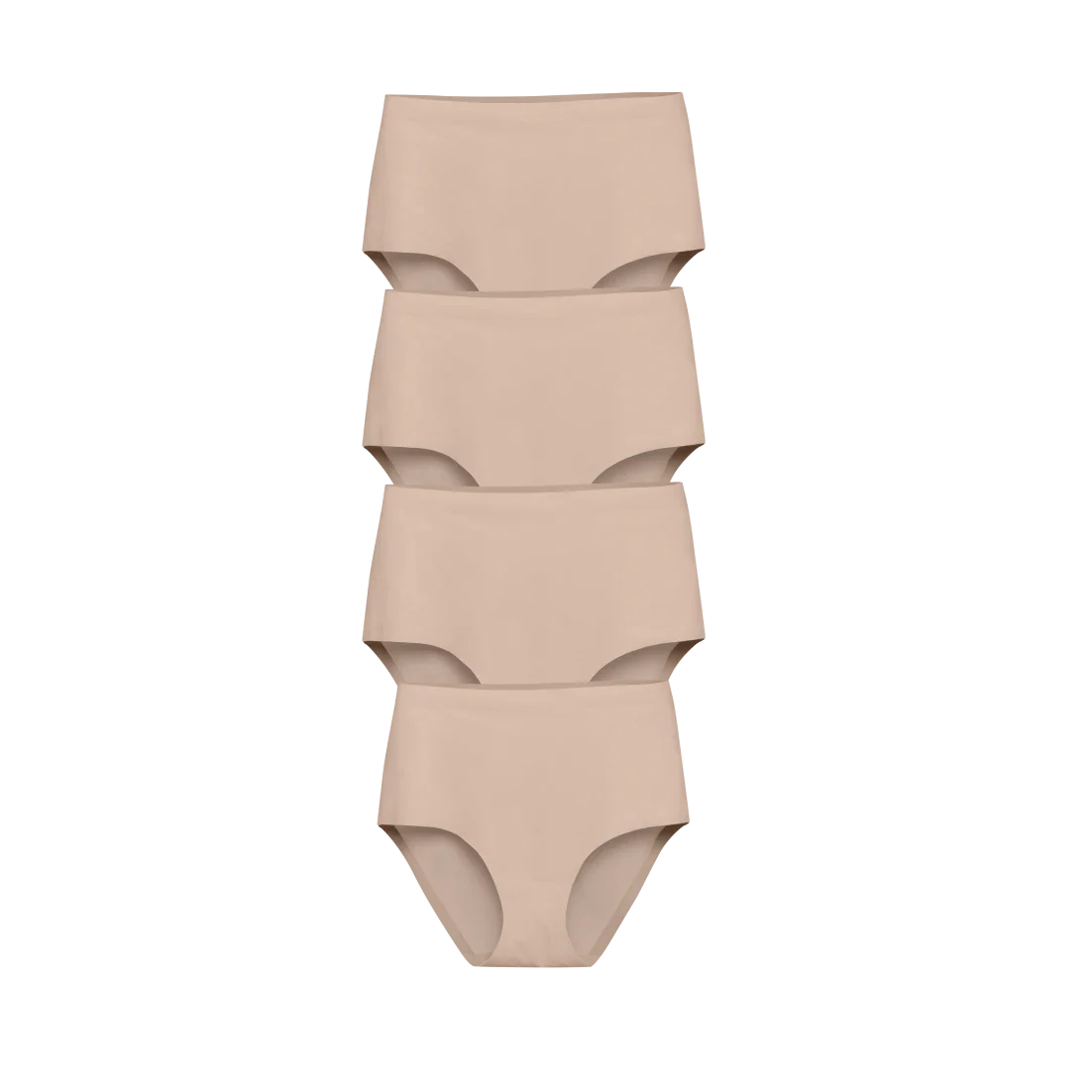 Nude High Waisted 4-Pack