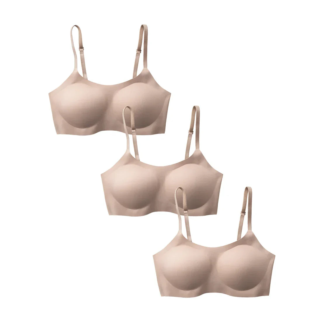 Nude Support Bralette 3 Pack