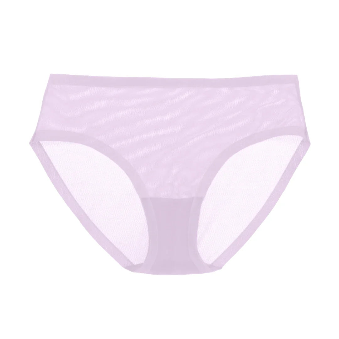 Pastel Lilac Sheer Brief