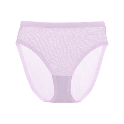 Pastel Lilac Sheer High Cut