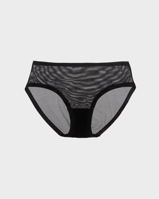 Black Mesh Brief