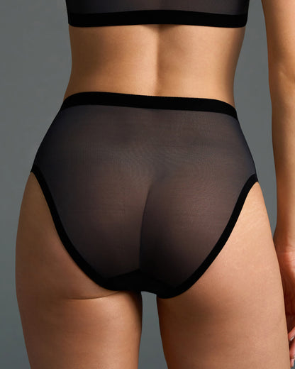 Black Mesh Highwaisted