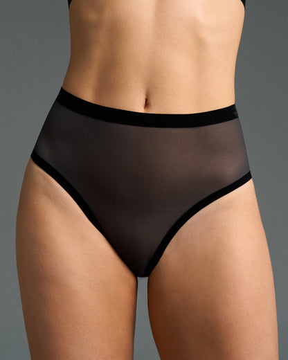 Black Mesh Highwaisted