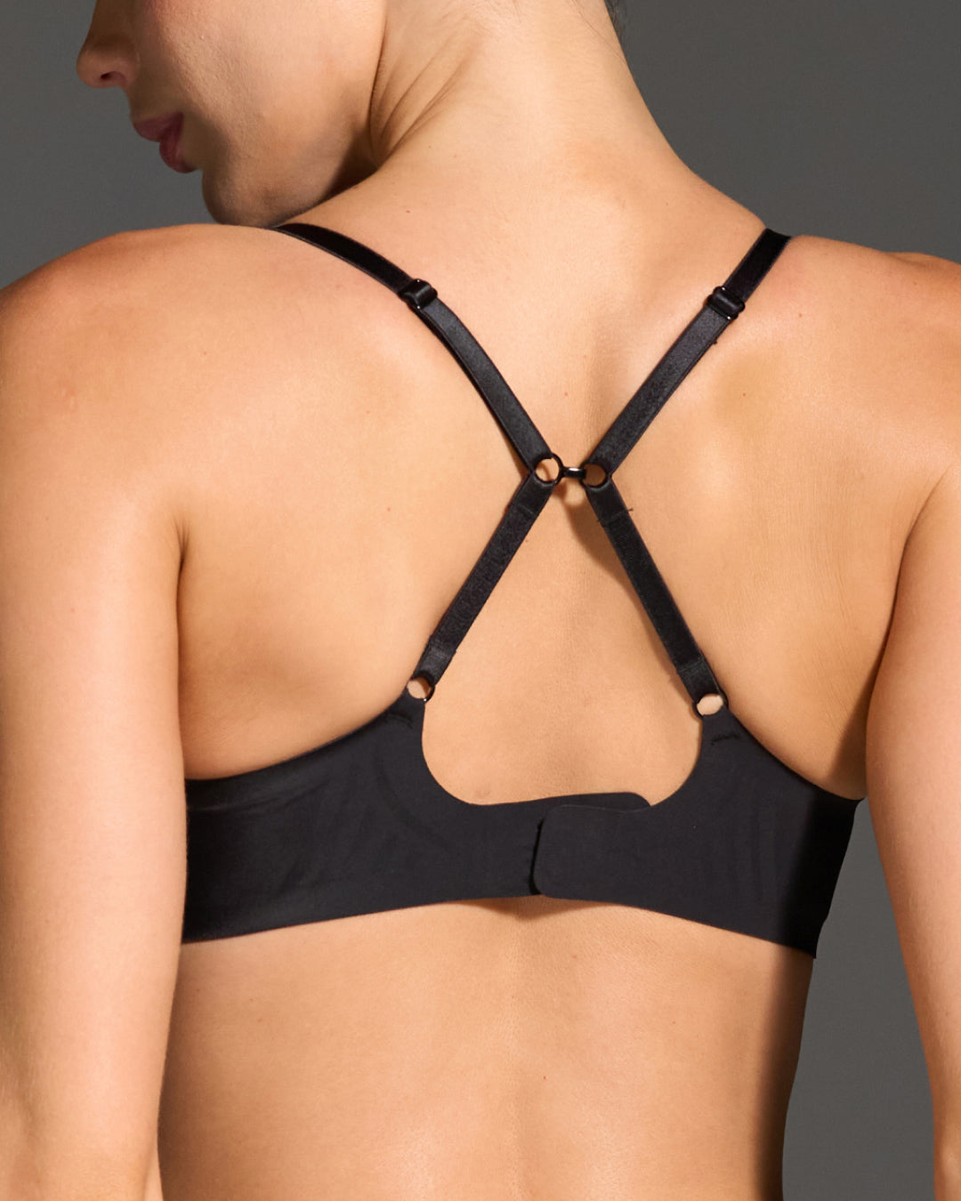 Black One Piece Contour Bra