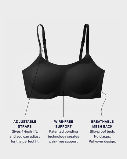 Black Sheer and Support Bra Bundle