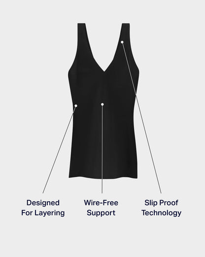 Black Seamless Tank