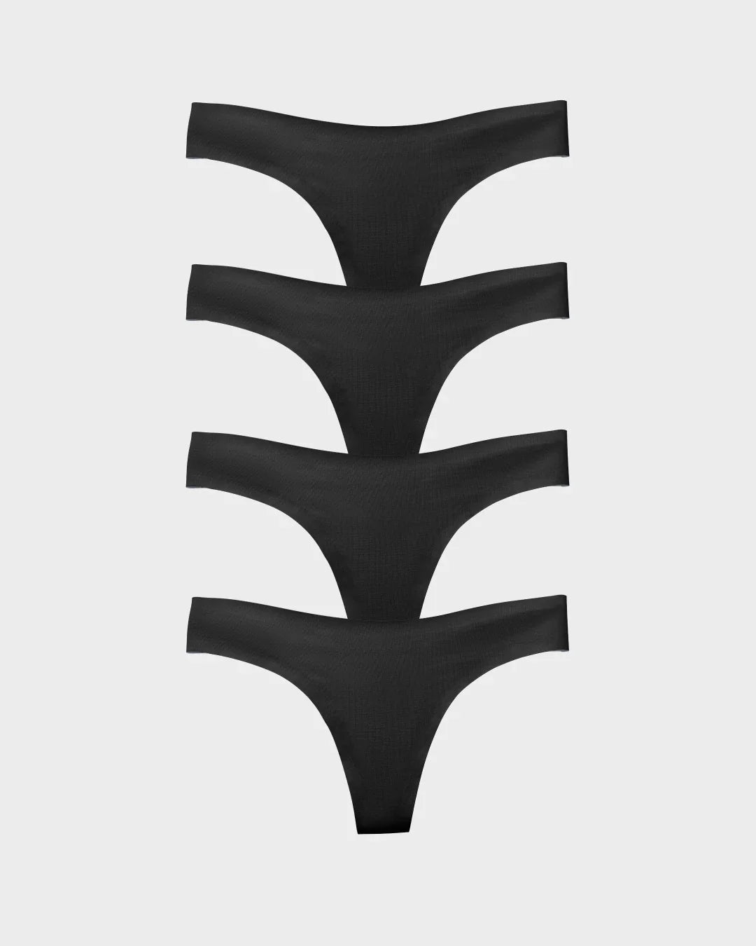 Black Thong 4-Pack
