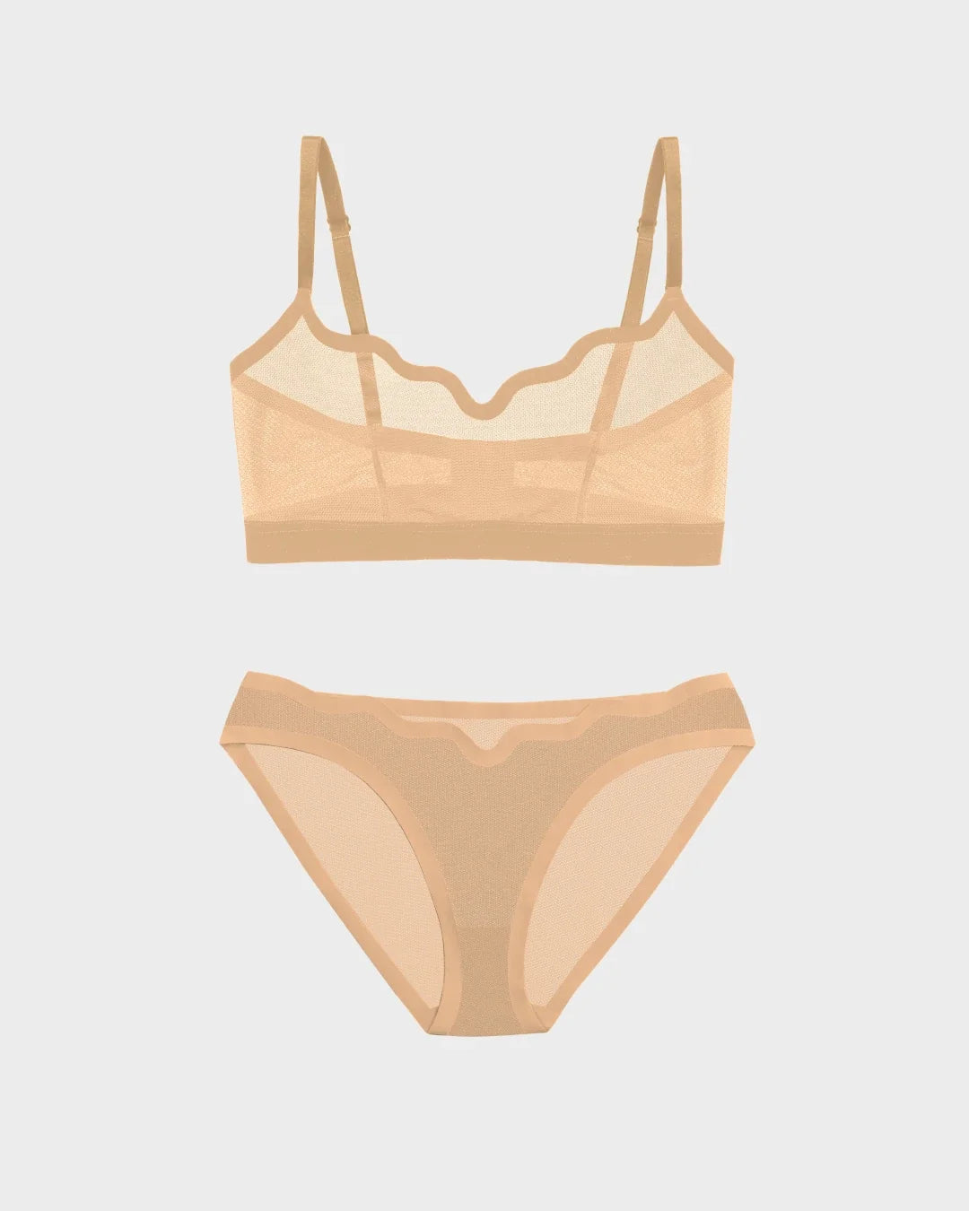 Lucy Bra Cookie Dough and Sheer Bikini Cookie Dough