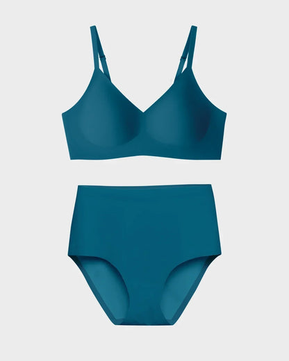 Deco Drive Relief Bra and High-Waisted Set