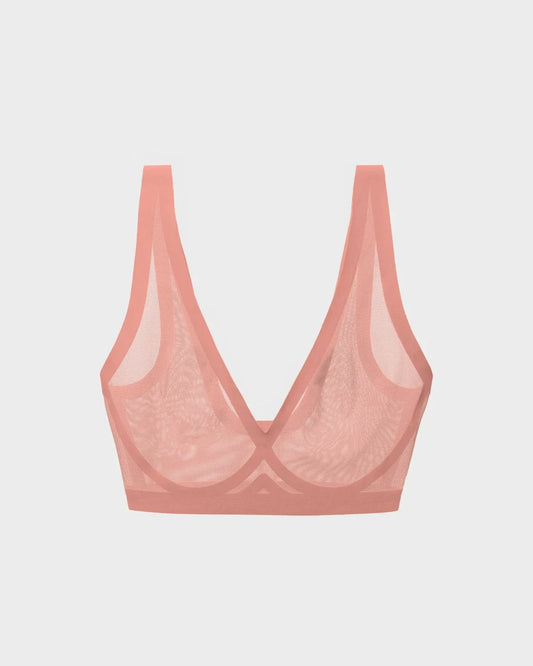 Dusty Rose Sheer Bralette