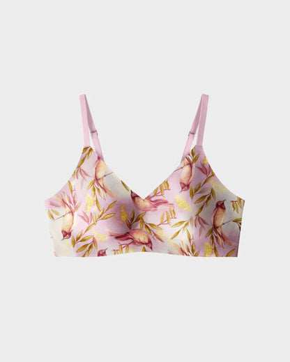 Floret Relief Bra