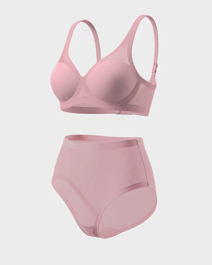 Interlude Light Lift Sheer Bra and Sheer High Cut Set