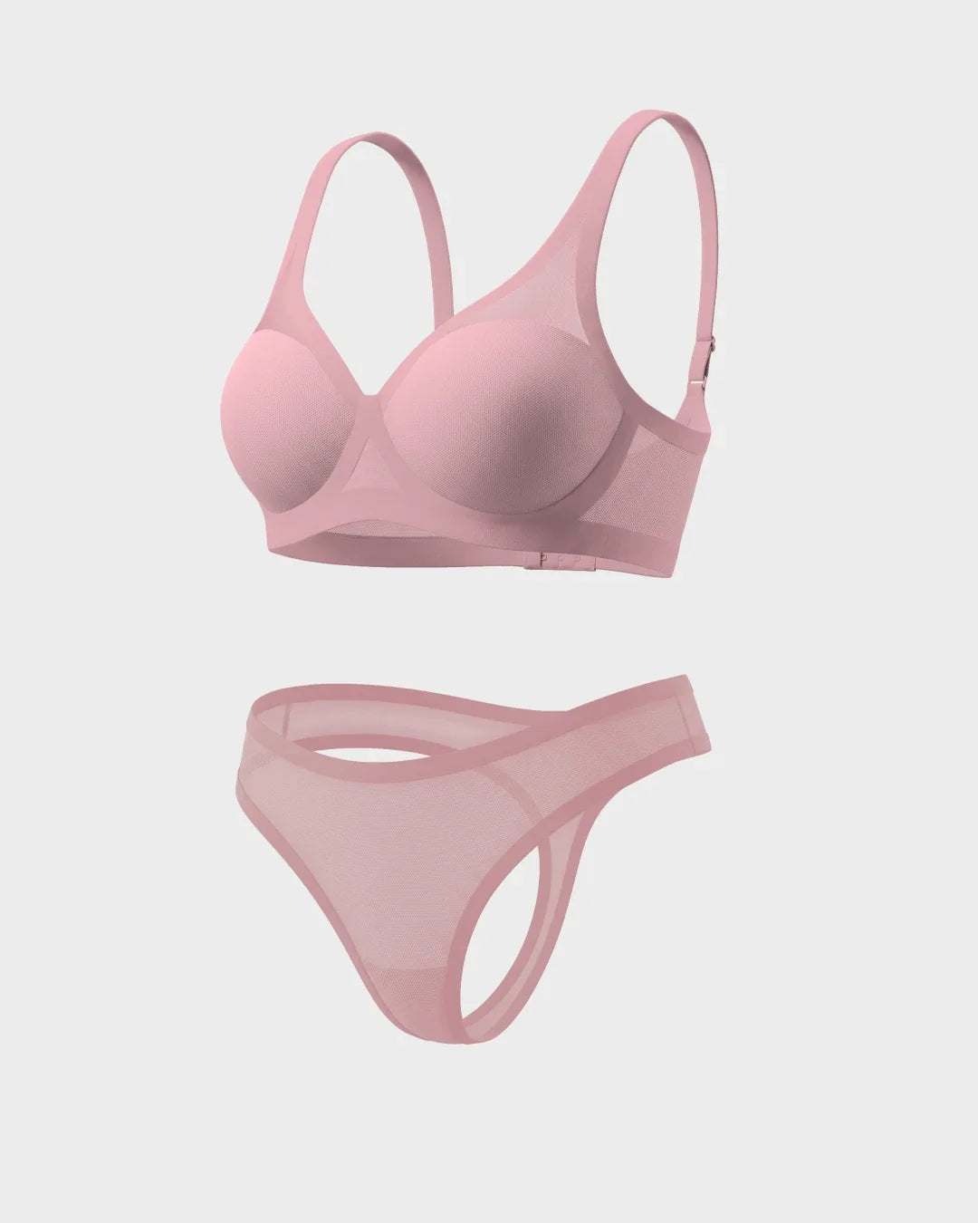 Interlude Light Lift Sheer Bra and Sheer Thong Set