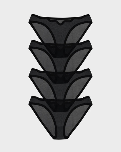 Black Truffle Lucy Bikini 4-Pack
