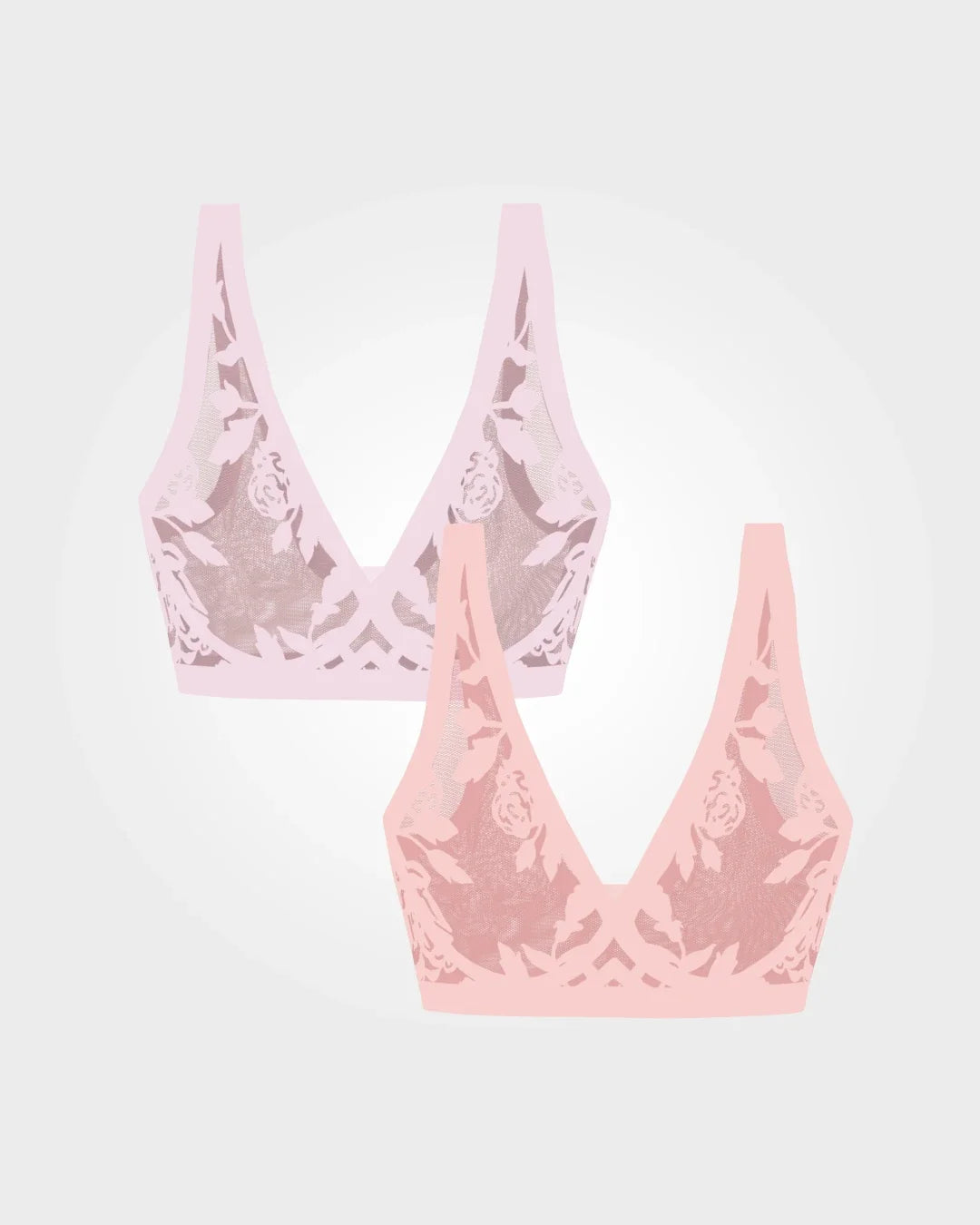Madam Bisou and Madam Chic Sheer Bralette Duo