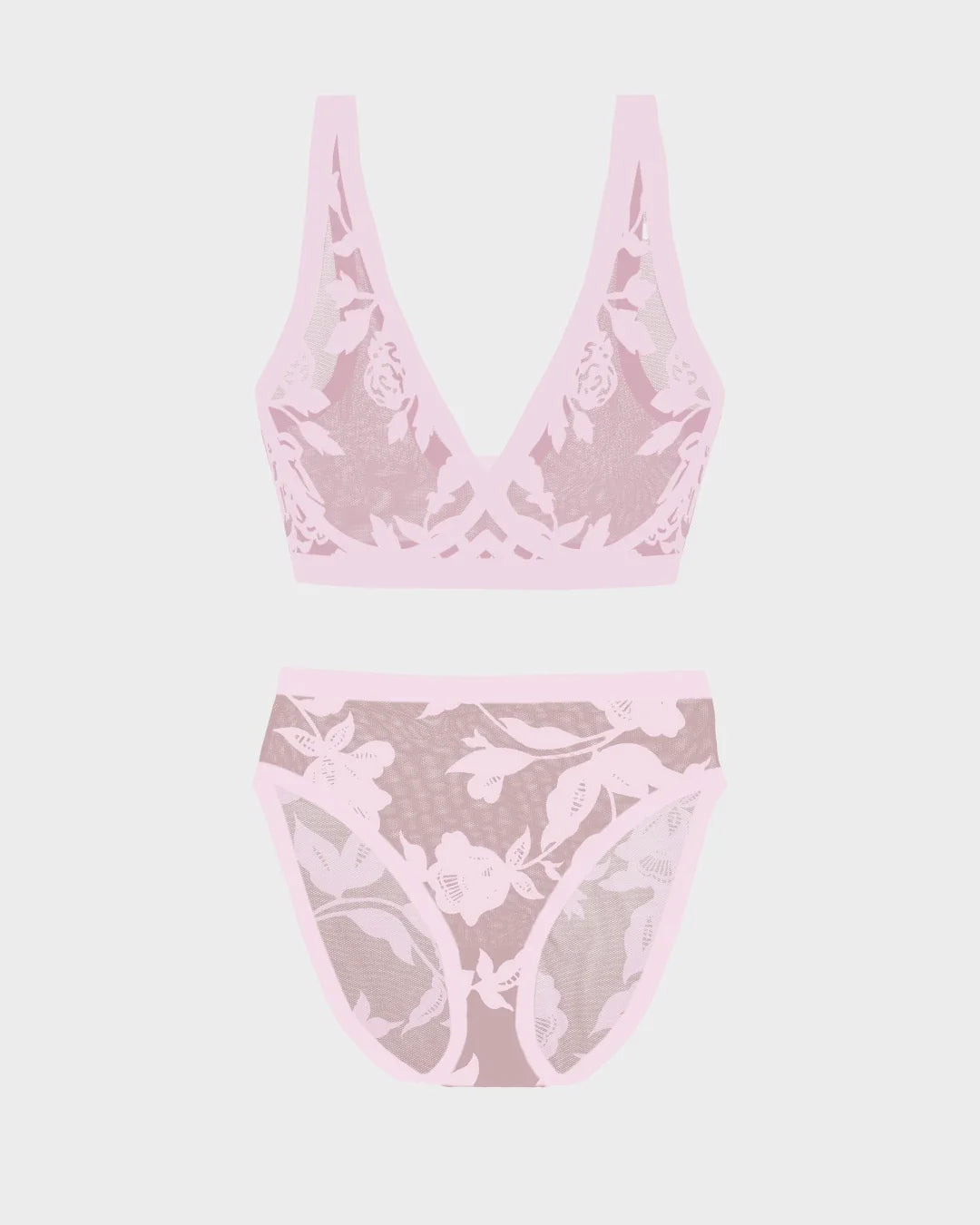 Madam Chic Sheer Bralette and High-Cut Set