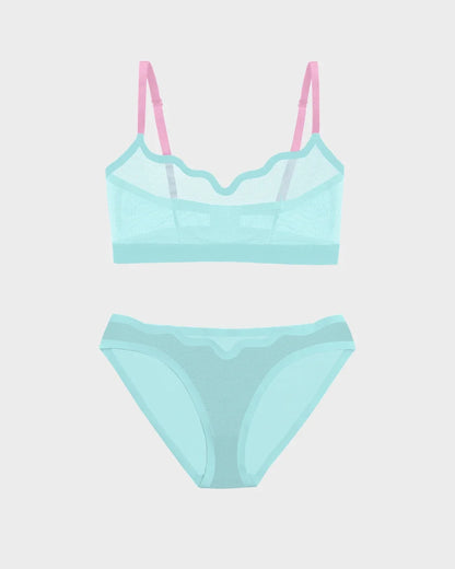 Lucy Bra Mint Jelly and Sheer Bikini Mint Jelly