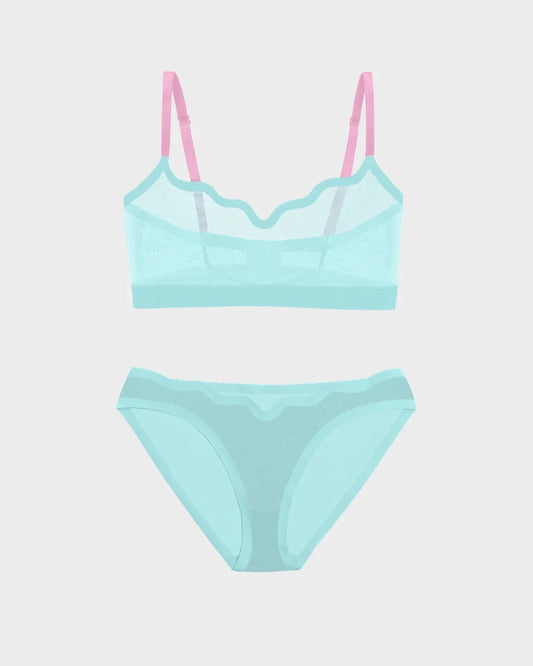 Lucy Bra Mint Jelly and Sheer Bikini Mint Jelly