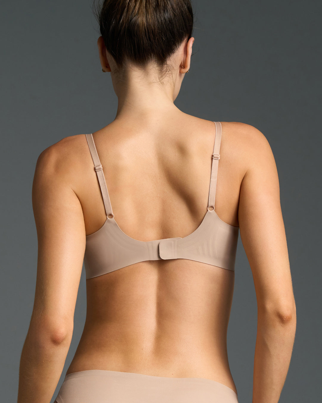Nude Relief Bra and High-Waisted Set